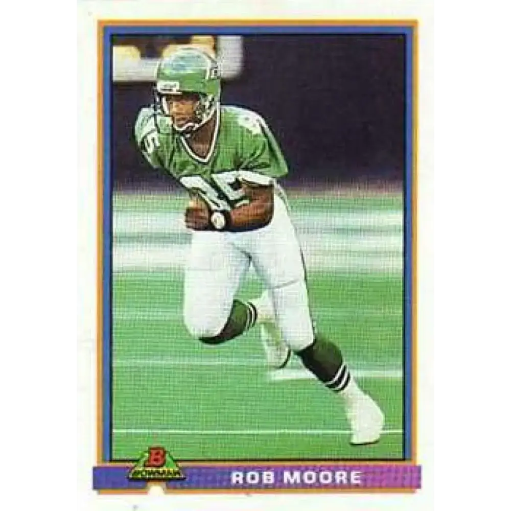 1991 Bowman #392 Rob Moore NM-MT New York Jets Football Card - Football Card Single
