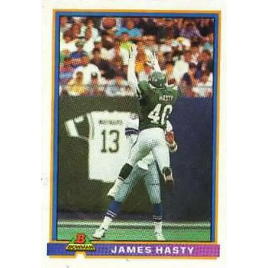 1991 Bowman #393 James Hasty NM-MT New York Jets Football Card - Football Card Single