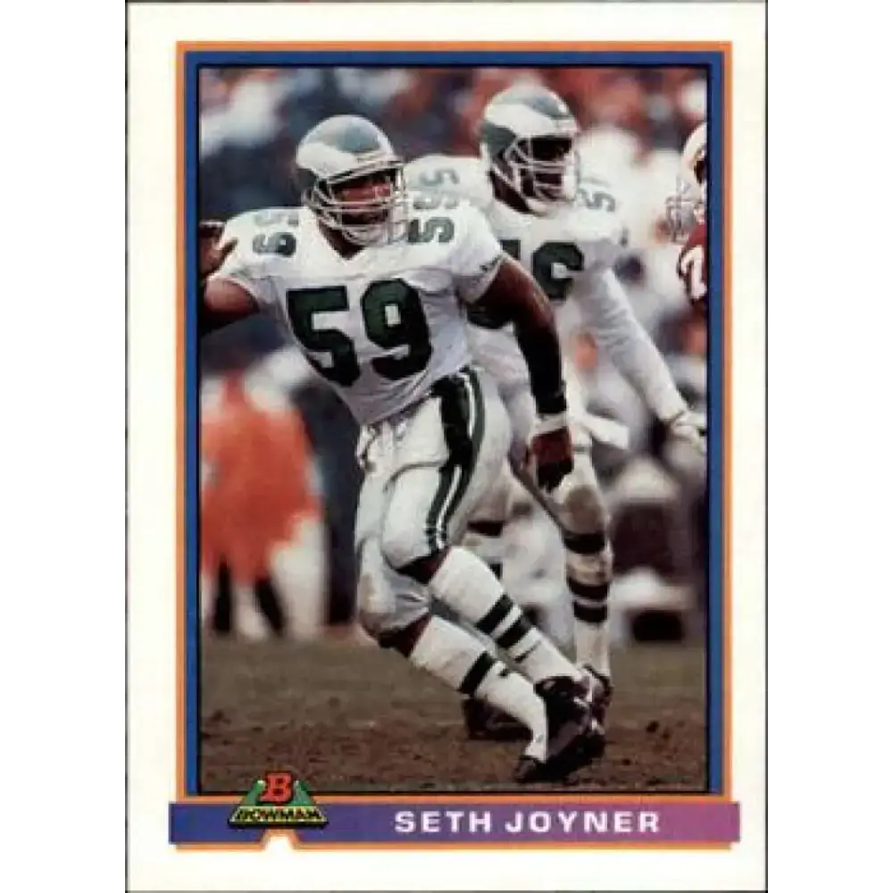 1991 Bowman #399 Seth Joyner NM-MT Philadelphia Eagles Football Card