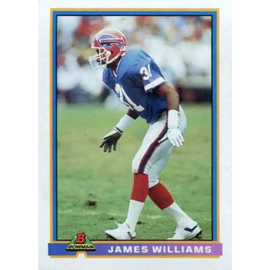 1991 Bowman #40 James Williams NM-MT Buffalo Bills Football Card