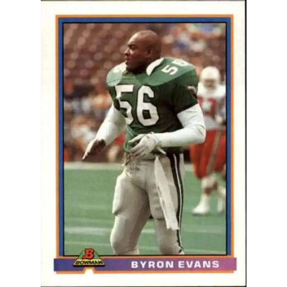 1991 Bowman #405 Byron Evans NM-MT Philadelphia Eagles Football Card