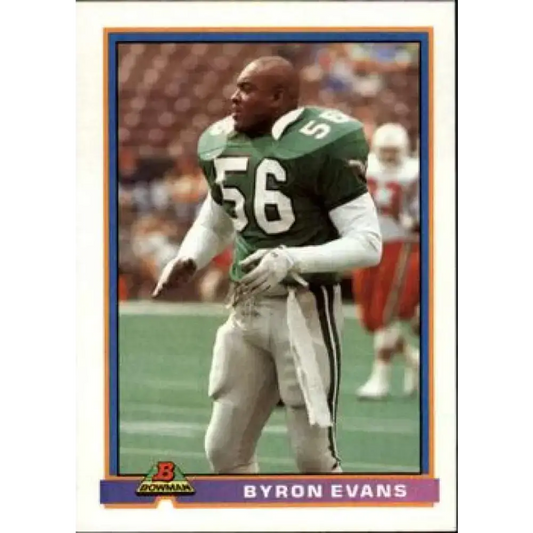 1991 Bowman #405 Byron Evans NM-MT Philadelphia Eagles Football Card