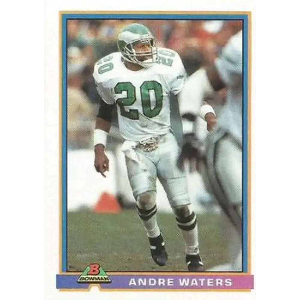 1991 Bowman #412 Andre Waters NM-MT Philadelphia Eagles Football Card - Football Card Single
