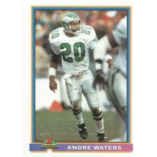 1991 Bowman #412 Andre Waters NM-MT Philadelphia Eagles Football Card