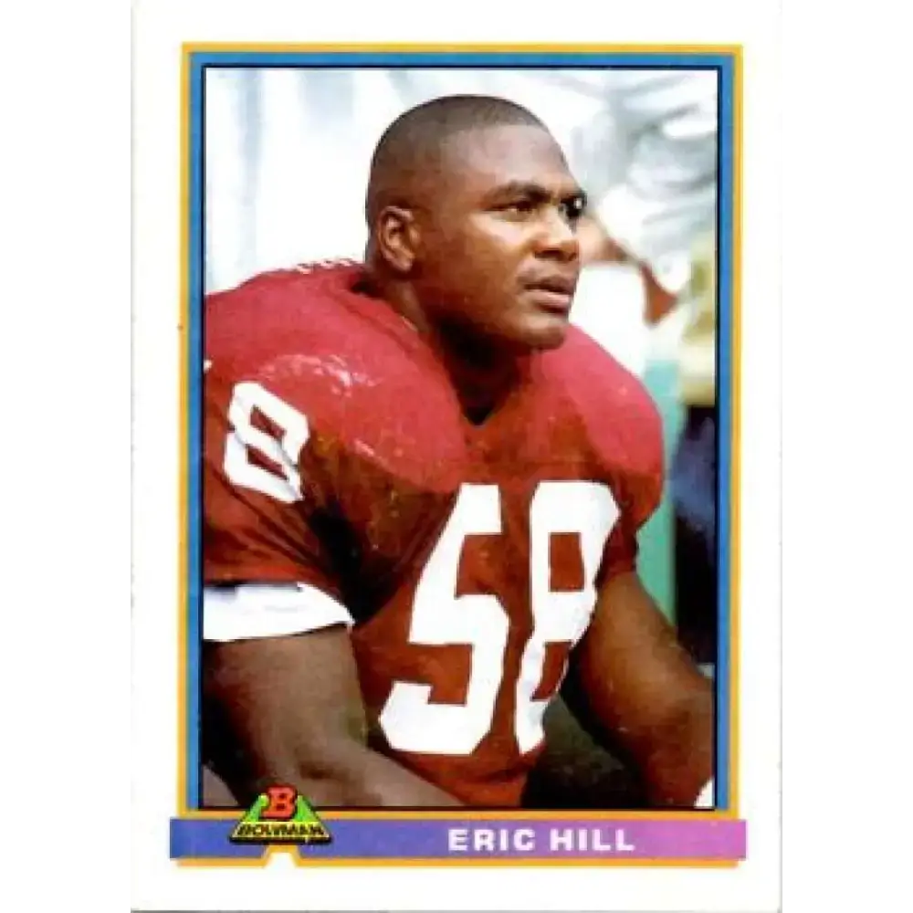 1991 Bowman #415 Eric Hill NM-MT Phoenix Cardinals Football Card - Football Card Single