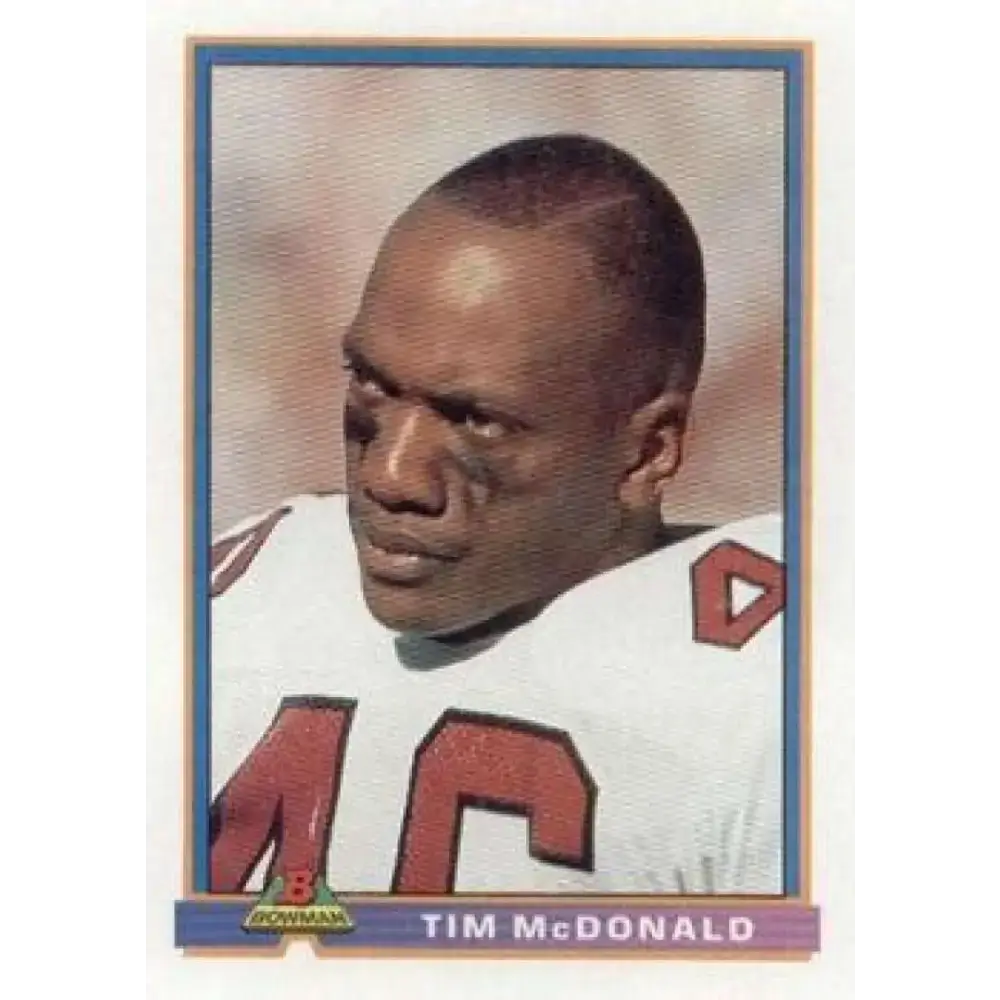 1991 Bowman #416 Tim McDonald NM-MT Phoenix Cardinals Football Card - Football Card Single