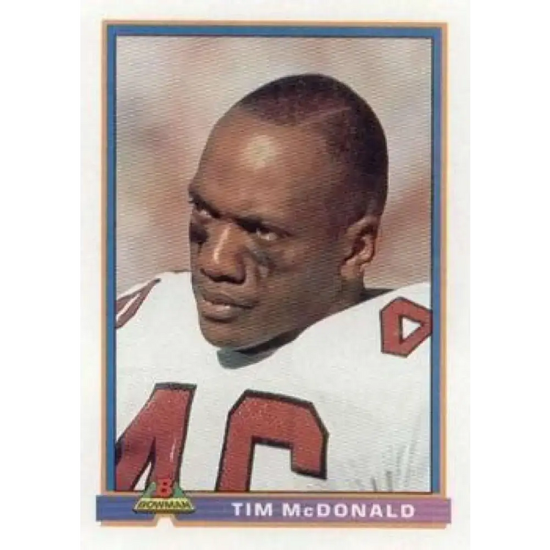 1991 Bowman #416 Tim McDonald NM-MT Phoenix Cardinals Football Card - Football Card Single