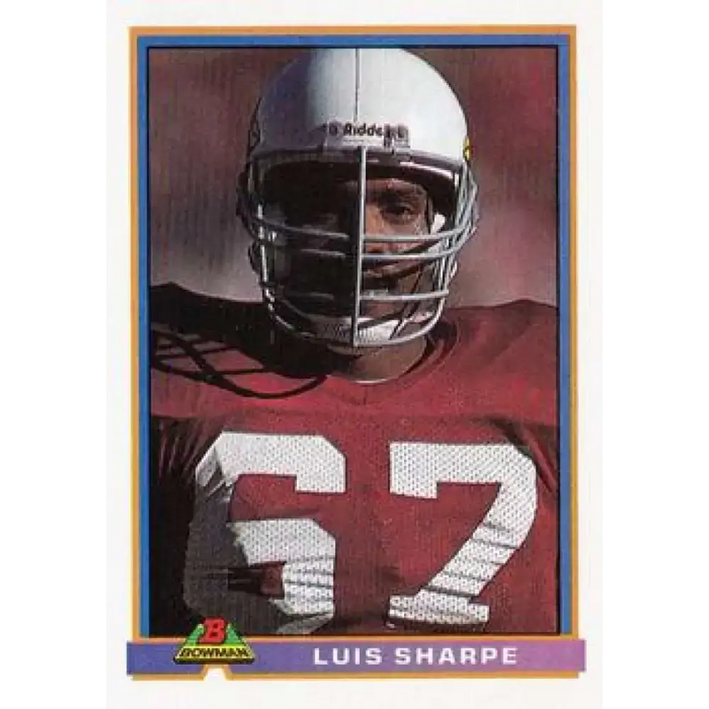 1991 Bowman #417 Luis Sharpe NM-MT Phoenix Cardinals Football Card - Football Card Single