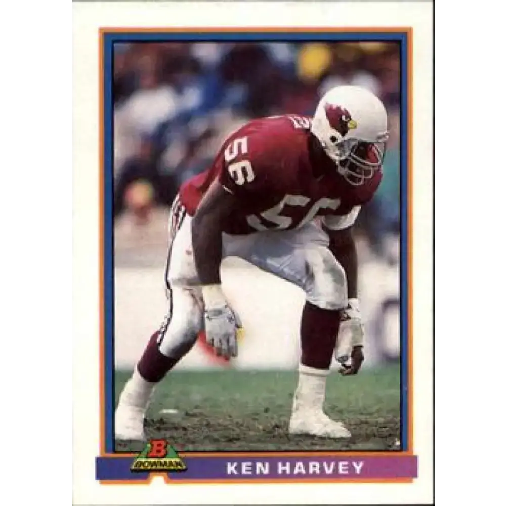 1991 Bowman #419 Ken Harvey NM-MT Phoenix Cardinals Football Card