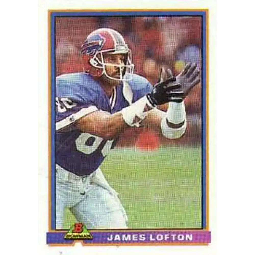 1991 Bowman #42 James Lofton NM-MT Buffalo Bills Football Card - Football Card Single