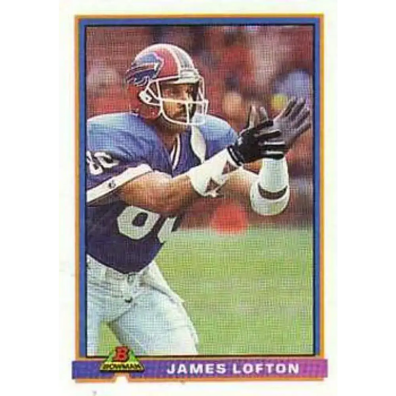 1991 Bowman #42 James Lofton NM-MT Buffalo Bills Football Card - Football Card Single