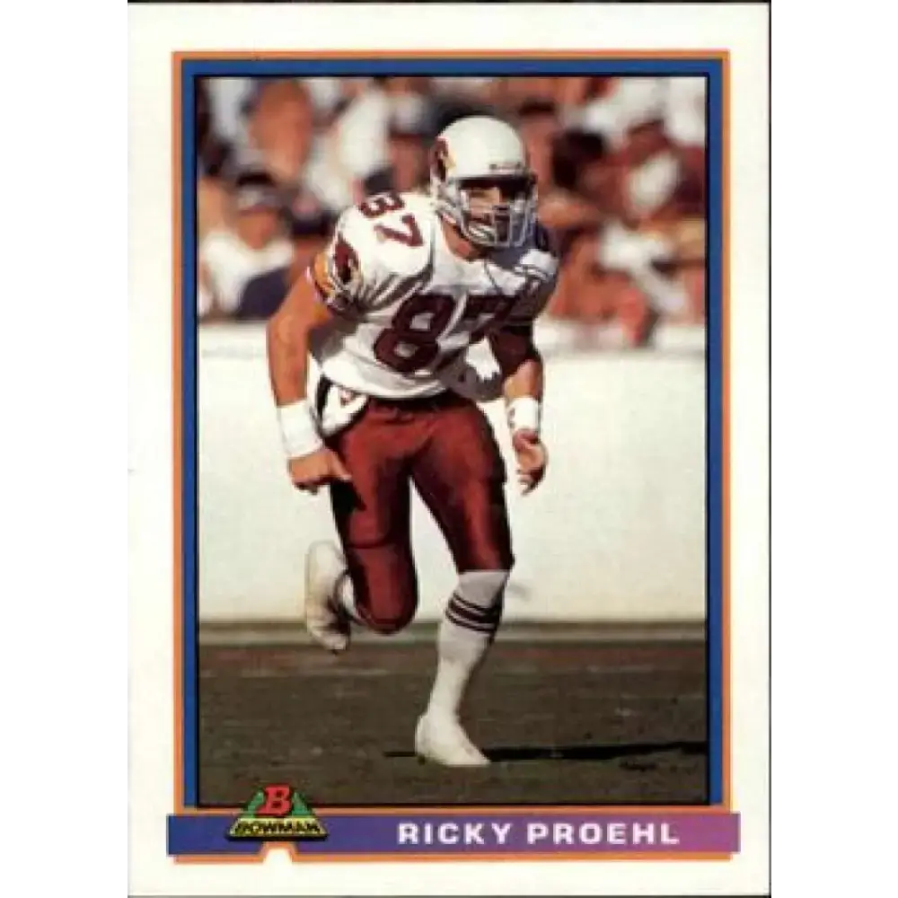 1991 Bowman #420 Ricky Proehl NM-MT Phoenix Cardinals Football Card - Football Card Single