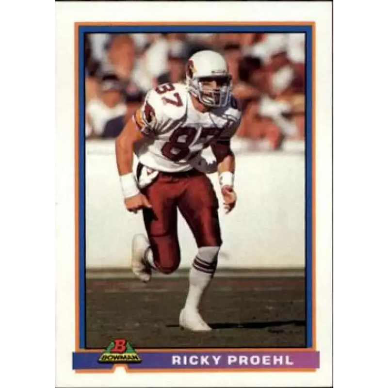 1991 Bowman #420 Ricky Proehl NM-MT Phoenix Cardinals Football Card - Football Card Single