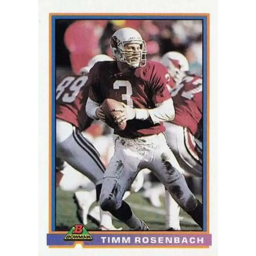 1991 Bowman #423 Timm Rosenbach NM-MT Phoenix Cardinals Football Card - Football Card Single
