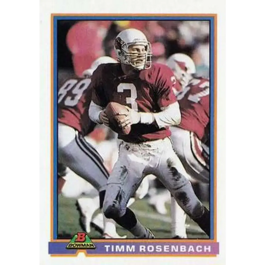 1991 Bowman #423 Timm Rosenbach NM-MT Phoenix Cardinals Football Card - Football Card Single