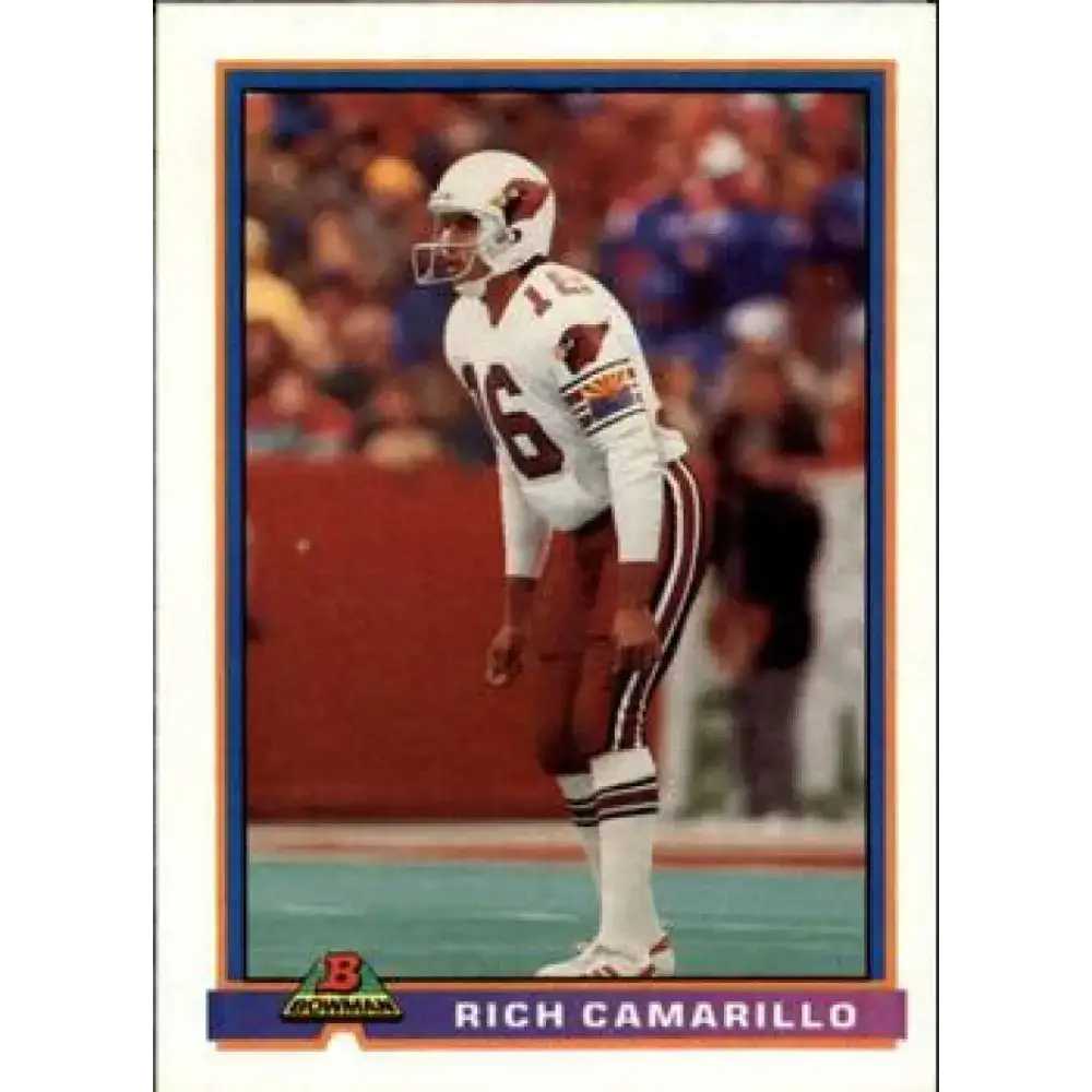 1991 Bowman #424 Rich Camarillo NM-MT Phoenix Cardinals Football Card - Football Card Single