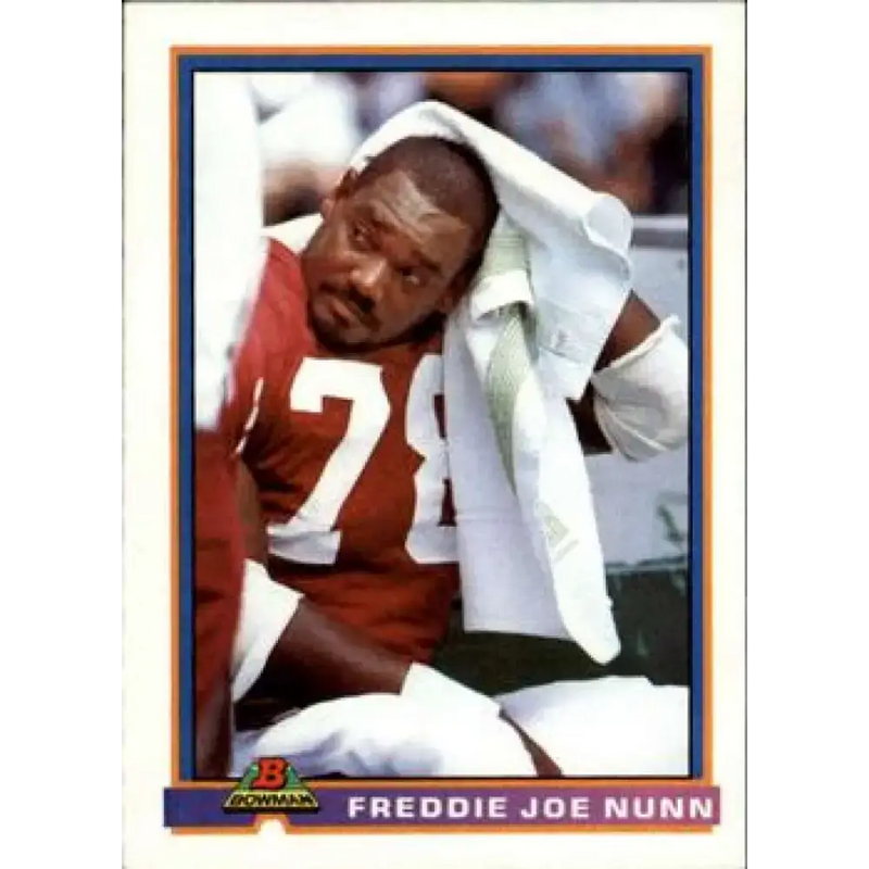 1991 Bowman #426 Freddie Joe Nunn NM-MT Phoenix Cardinals Football Card - Football Card Single
