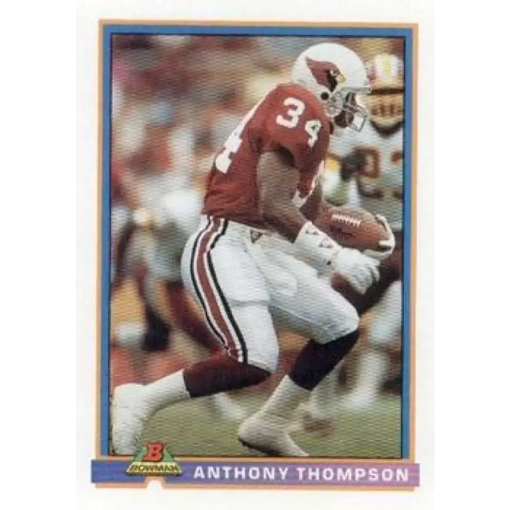 1991 Bowman #427 Anthony Thompson NM-MT Phoenix Cardinals Football Card - Football Card Single