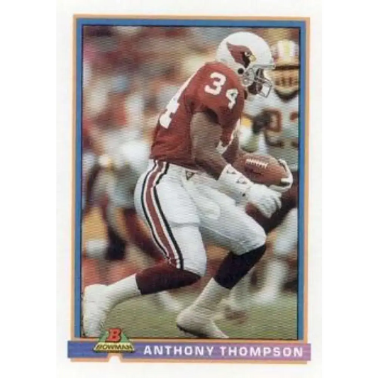 1991 Bowman #427 Anthony Thompson NM-MT Phoenix Cardinals Football Card - Football Card Single