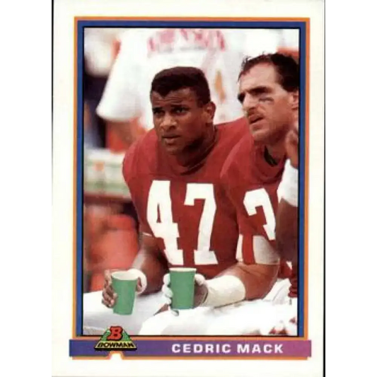 1991 Bowman #430 Cedric Mack NM-MT Phoenix Cardinals Football Card - Football Card Single
