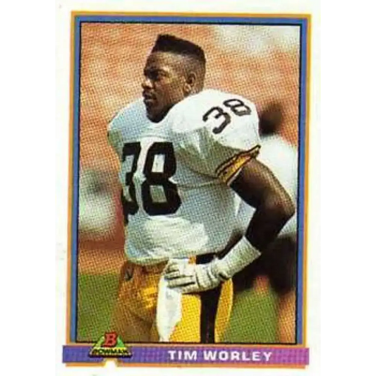 1991 Bowman #433 Tim Worley NM-MT Pittsburgh Steelers Football Card