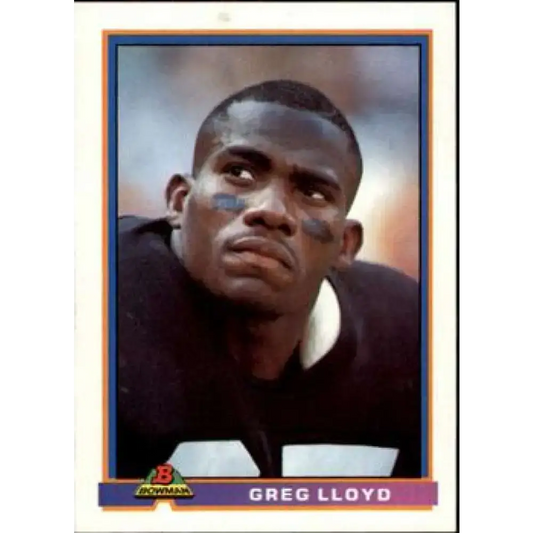 1991 Bowman #434 Greg Lloyd NM-MT Pittsburgh Steelers Football Card