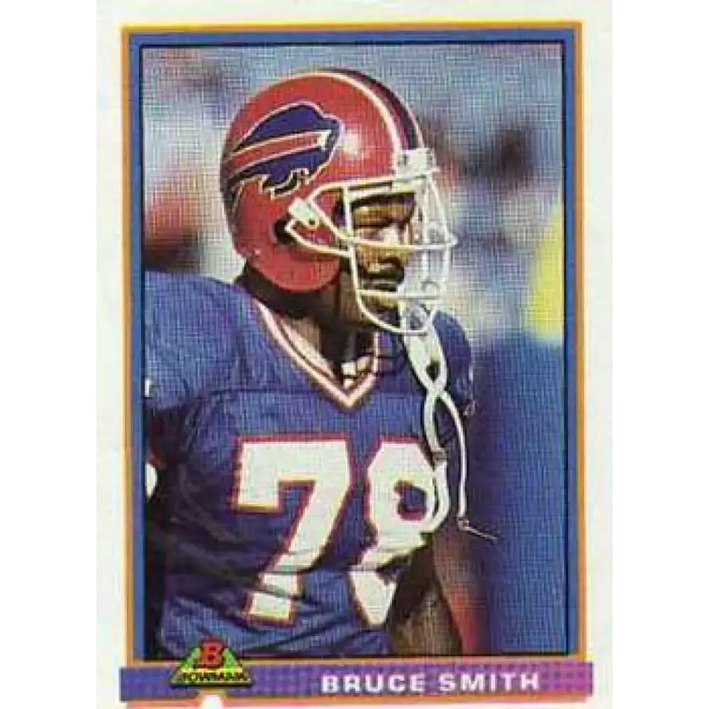 1991 Bowman #44 Bruce Smith NM-MT Buffalo Bills Football Card