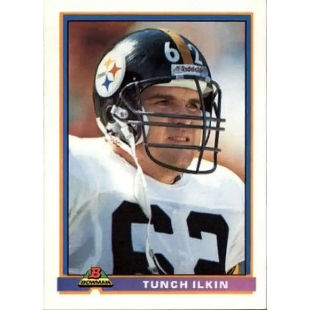 1991 Bowman #440 Tunch Ilkin NM-MT Pittsburgh Steelers Football Card - Football Card Single