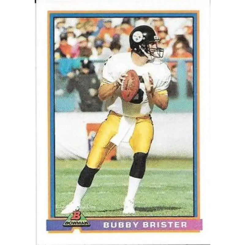 1991 Bowman #441 Bubby Brister NM-MT Pittsburgh Steelers Football Card