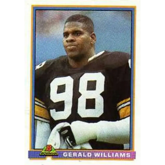 1991 Bowman #449 Gerald Williams NM-MT Pittsburgh Steelers Football Card