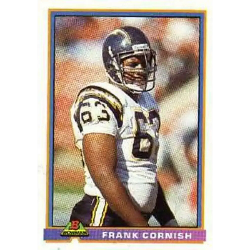1991 Bowman #466 Frank Cornish NM-MT San Diego Chargers Football Card - Football Card Single