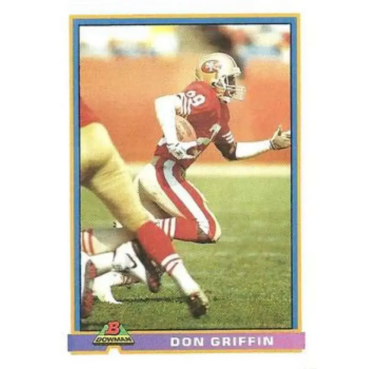 1991 Bowman #469 Don Griffin NM-MT San Francisco 49ers Football Card