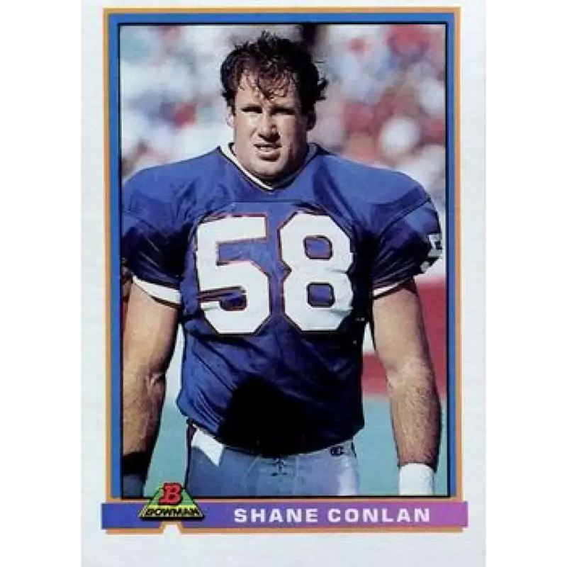 1991 Bowman #47 Shane Conlan NM-MT Buffalo Bills Football Card - Football Card Single