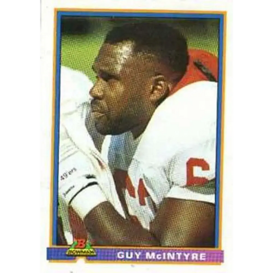 1991 Bowman #478 Guy McIntyre NM-MT San Francisco 49ers Football Card