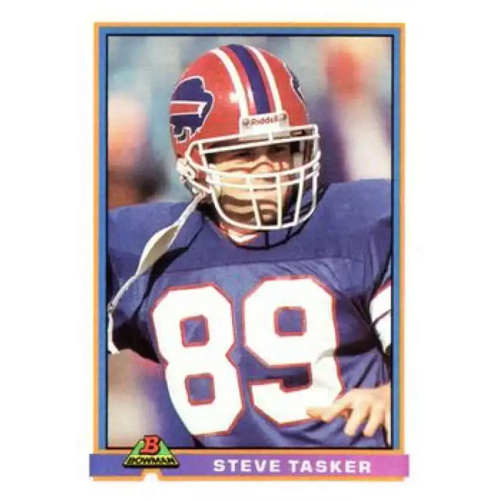 1991 Bowman #48 Steve Tasker NM-MT Buffalo Bills Football Card - Football Card Single