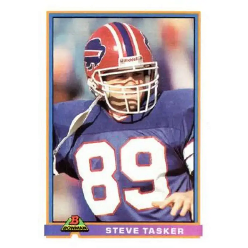 1991 Bowman #48 Steve Tasker NM-MT Buffalo Bills Football Card - Football Card Single