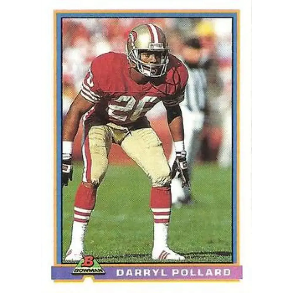 1991 Bowman #486 Darryl Pollard NM-MT Football Card - Football Card Single