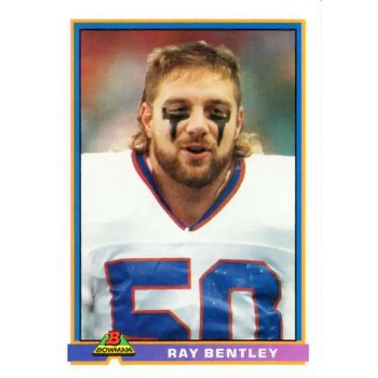 1991 Bowman #49 Ray Bentley NM-MT Buffalo Bills Football Card