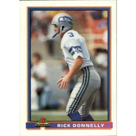 1991 Bowman #497 Rick Donnelly NM-MT Seattle Seahawks Football Card