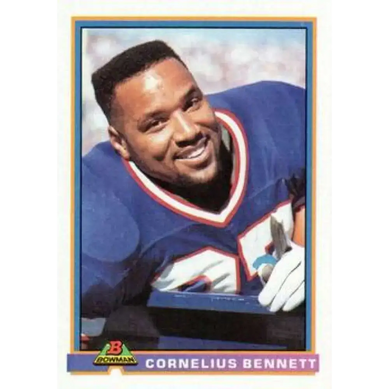 1991 Bowman #50 Cornelius Bennett NM-MT Buffalo Bills Football Card - Football Card Single
