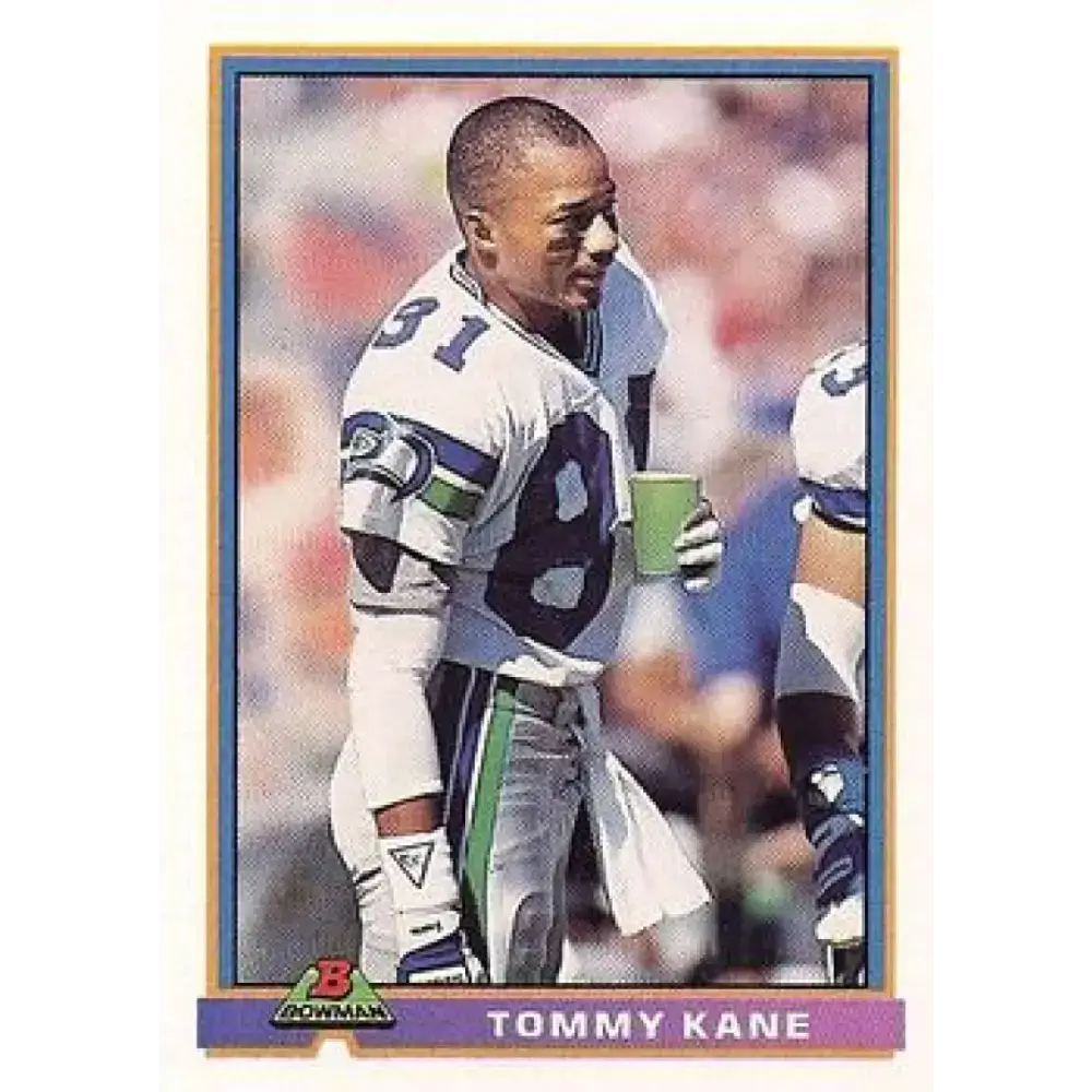 1991 Bowman #505 Tommy Kane NM-MT Seattle Seahawks Football Card - Football Card Single