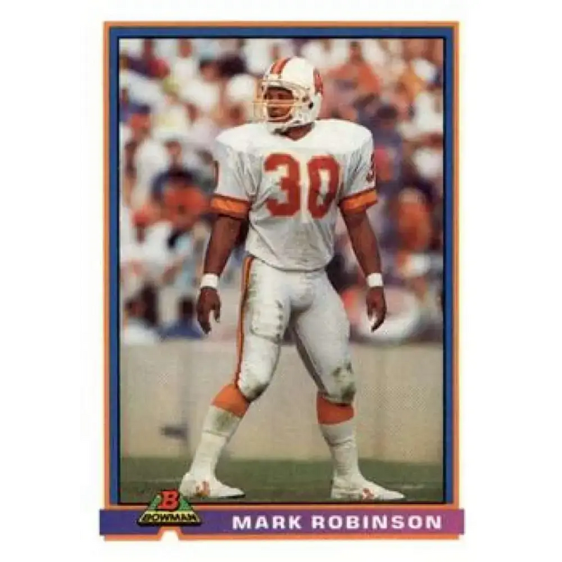 1991 Bowman #510 Mark Robinson NM-MT Tampa Bay Buccaneers Football Card - Football Card Single