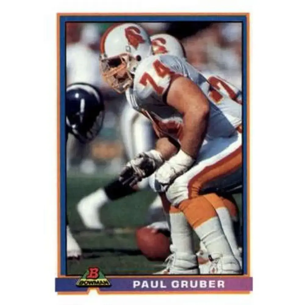 1991 Bowman #512 Paul Gruber NM-MT Tampa Bay Buccaneers Football Card