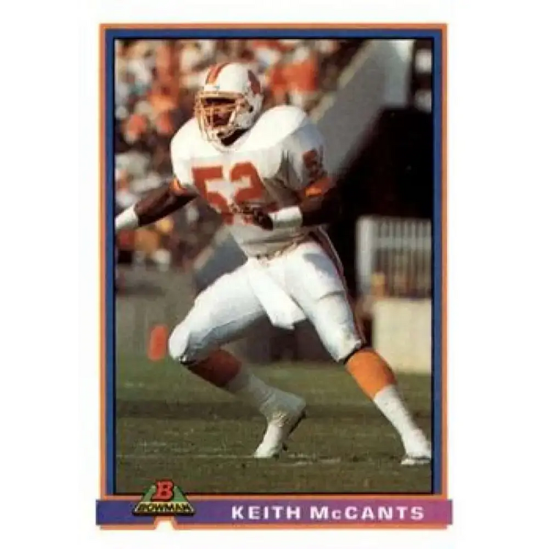1991 Bowman #514 Keith McCants NM-MT Tampa Bay Buccaneers Football Card - Football Card Single