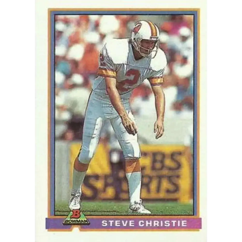 1991 Bowman #516 Steve Christie NM-MT Tampa Bay Buccaneers Football Card - Football Card Single
