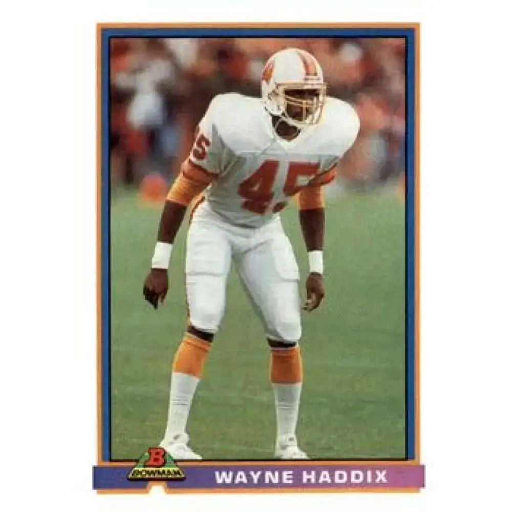 1991 Bowman #523 Wayne Haddix NM-MT Tampa Bay Buccaneers Football Card - Football Card Single