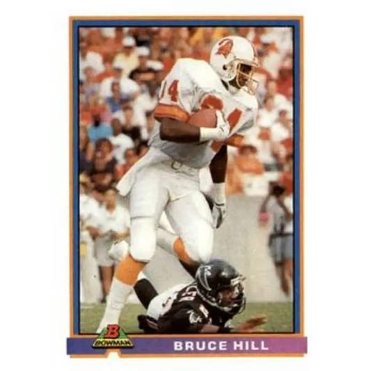 1991 Bowman #525 Bruce Hill NM-MT Tampa Bay Buccaneers Football Card