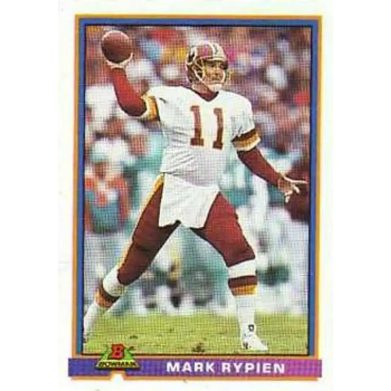 1991 Bowman #531 Mark Rypien NM-MT Washington Redskins Football Card - Football Card Single