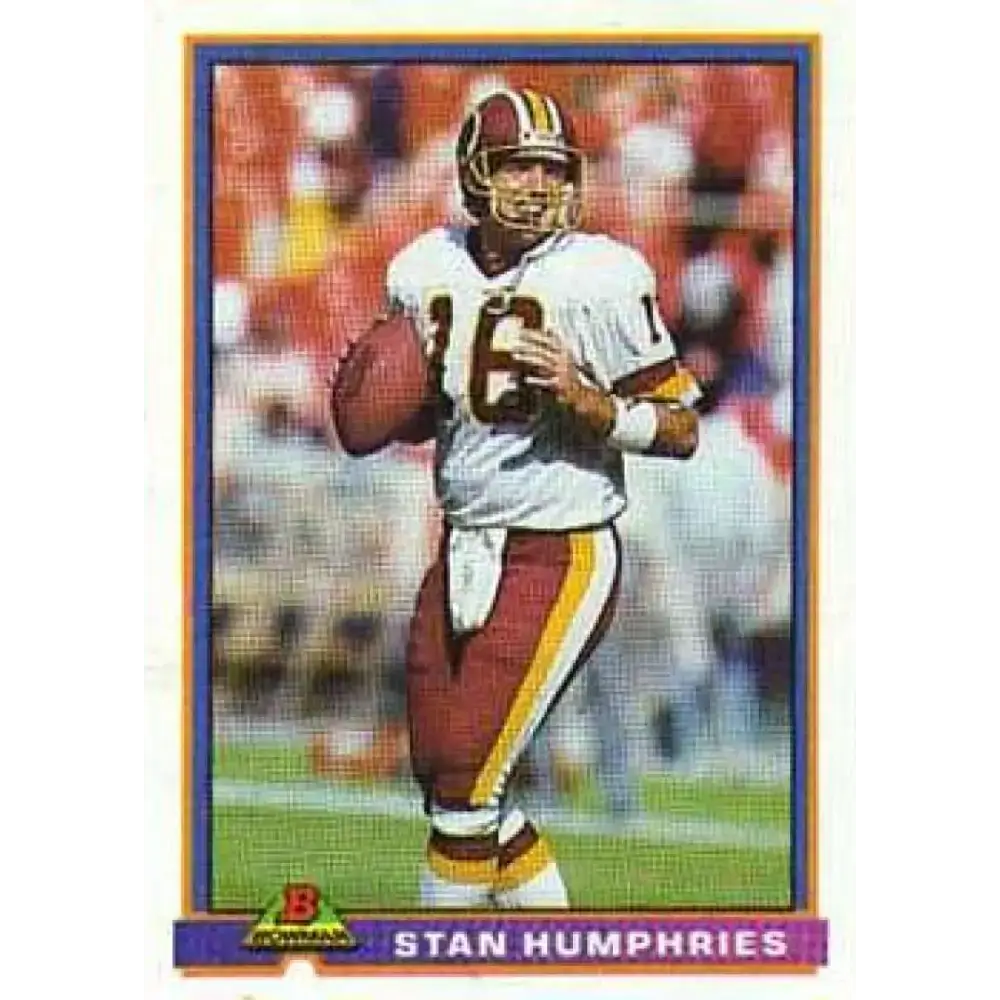 1991 Bowman #533 Stan Humphries NM-MT Washington Redskins Football Card - Football Card Single
