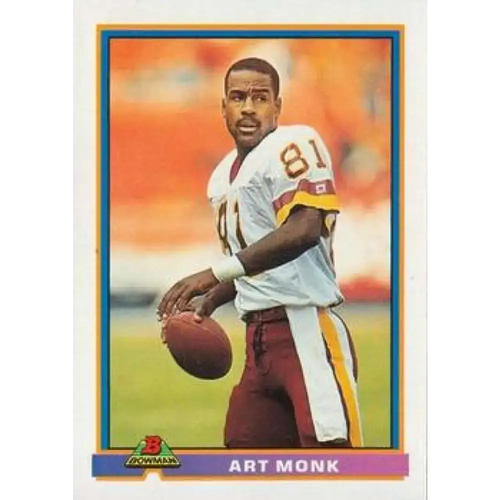 1991 Bowman #536 Art Monk NM-MT Washington Redskins Football Card - Football Card Single